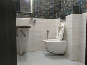 Bathroom in Studio Builder Floor at Sushant Lok I – for Rent