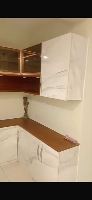 Kitchen in 3 BHK Apartment at Rajapushpa Regalia, Kokapet – for Rent