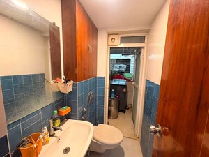 Bathroom in 1 BHK Apartment at Kolshet Industrial Area – for Rent