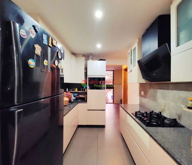 Kitchen, alanoville-apartments 4 Bedroom 2952 Sq.Ft. Villa In Hennur Road Bangalore 10628561