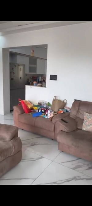 Living Room in 3 BHK Apartment at Rahul Arcus, Baner – for Rent