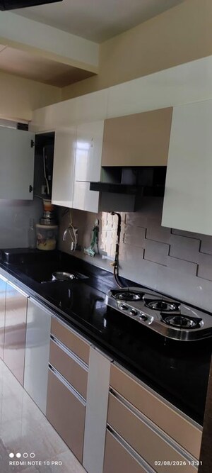 Kitchen in 2 BHK Apartment at Palacia Kingston, Thane West – for Rent