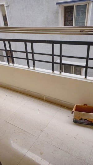 Balcony in 3 BHK Apartment at Magna Magnum Opus Apartment, Gachibowli – for Rent