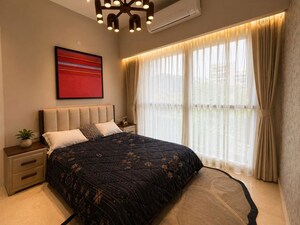 Bedroom in 3 BHK Apartment at Adani Ten BKC, Bandra East – for Sale