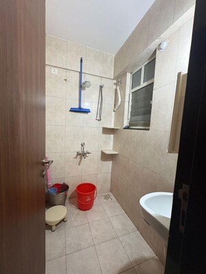 Bathroom in 1 BHK Apartment at Vilas Javdekar Yashwin Encore, Wakad – for Rent