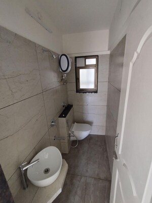 Bathroom in 1 BHK Apartment at Shreeji BKC Crown, Kurla West – for Rent