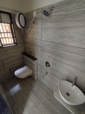 Bathroom in 1 BHK Apartment at Shreeji BKC Crown, Kurla West – for Rent