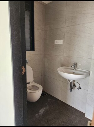 Bathroom in 2 BHK Apartment at Chandak 34 Park Estate, Goregaon West – for Rent