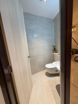 Bathroom in 4 BHK Apartment at Adani Ten BKC, Bandra East – for Sale