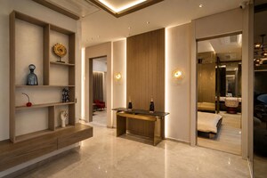 Living Room in 4 BHK Apartment at Adani Ten BKC, Bandra East – for Sale