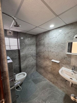 Bathroom in 3 BHK Apartment at Praneeth Pranav Jaitra, Miyapur – for Rent