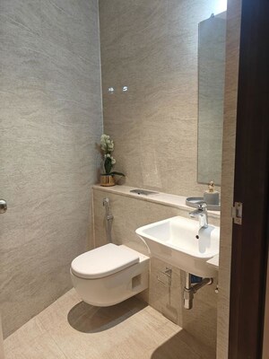 Bathroom in 3 BHK Apartment at Adani Ten BKC, Bandra East – for Sale