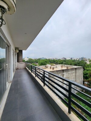 Balcony in 3.5 BHK Builder Floor at Sector 46 – for Rent