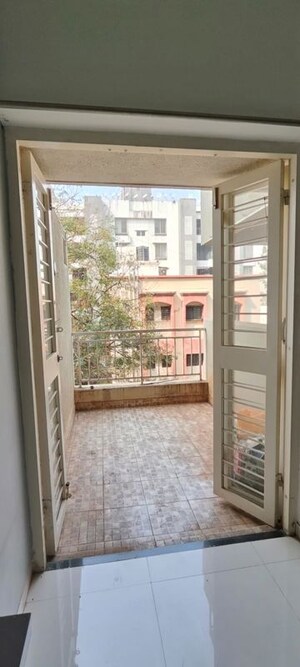 Terrace in 2 BHK Apartment at Ved Bhavan Apartment, Kothrud – for Rent