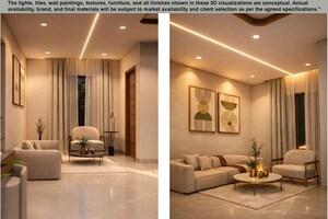 Living Room in 3 BHK Independent House at Aranattukara – for Sale