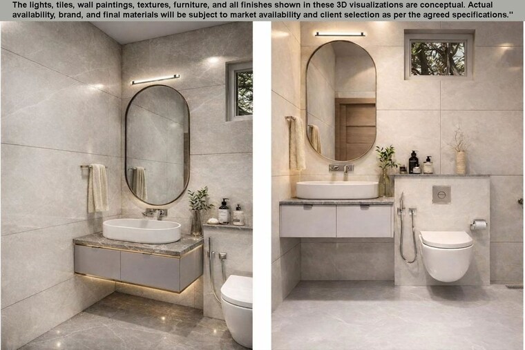 Bathroom, aranattukara 3 Bedroom 2500 Sq.Ft. Independent House In Aranattukara Thrissur 10628788