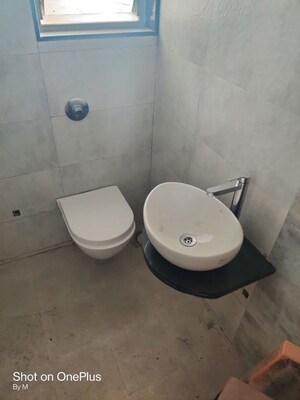 Bathroom in 3 BHK Apartment at Vastushodh Cavansite, Warje – for Rent