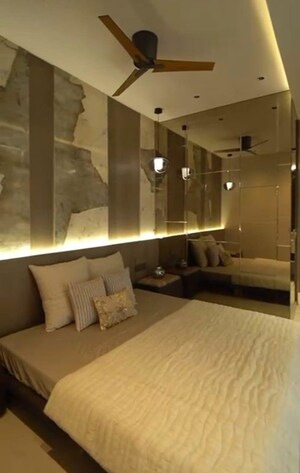 Living Room in 4 BHK Apartment at Adani Ten BKC, Bandra East – for Sale
