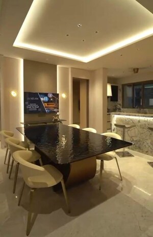 Living Room in 4 BHK Apartment at Adani Ten BKC, Bandra East – for Sale