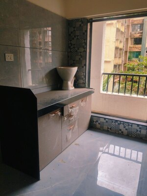 Kitchen in 1 BHK Apartment at Aakash Tower, Nalasopara West – for Sale