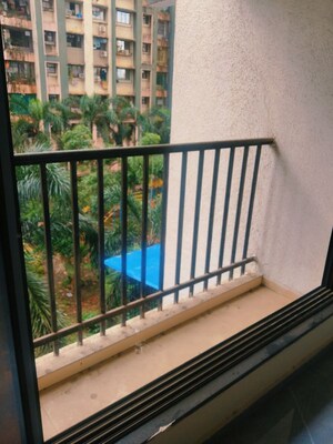 Balcony in 1 BHK Apartment at Aakash Tower, Nalasopara West – for Sale