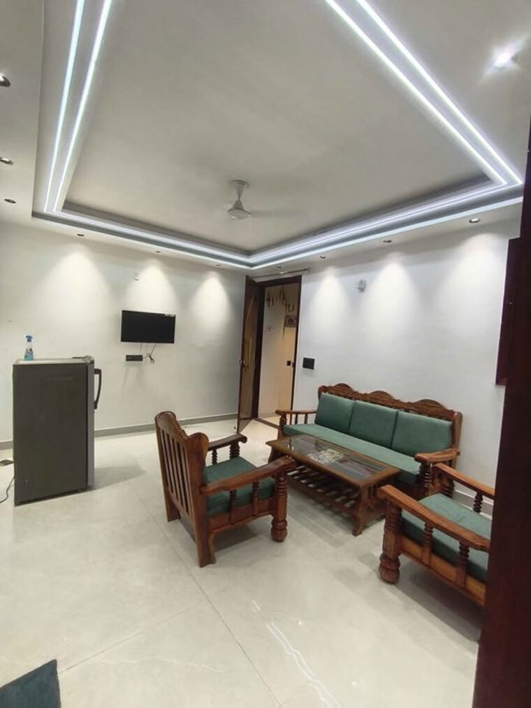 Living Room, chattarpur 2 Bedroom 600 Sq.Ft. Builder Floor In Chattarpur Delhi 10628847