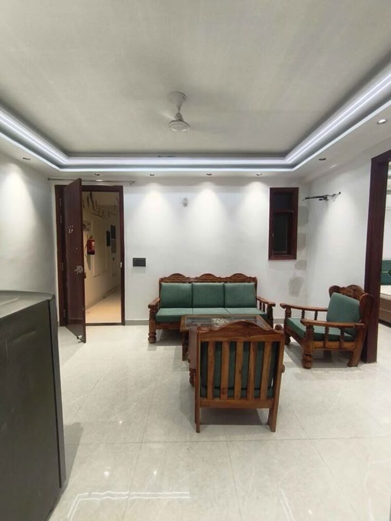 Living Room, chattarpur 2 Bedroom 600 Sq.Ft. Builder Floor In Chattarpur Delhi 10628847