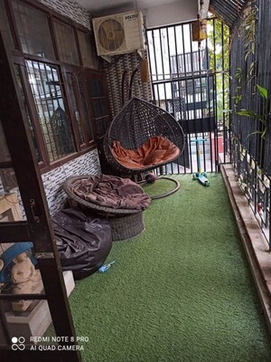 Balcony in 3 BHK Apartment at Ardee City, Sector 52 – for Rent