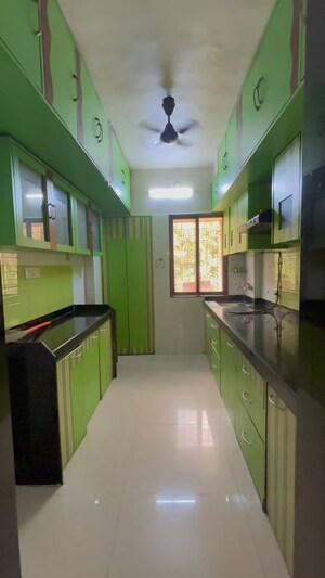 Kitchen in 1 BHK Apartment at Happy Valley, Manpada – for Rent