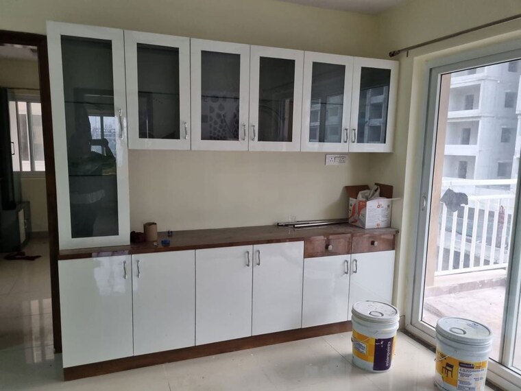 Kitchen, accurate-wind-chimes 3 Bedroom 1725 Sq.Ft. Apartment In Gachibowli Hyderabad 10628907