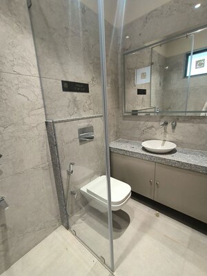 Bathroom in 4 BHK Apartment at Courtyard Tiara, Bhayli – for Sale
