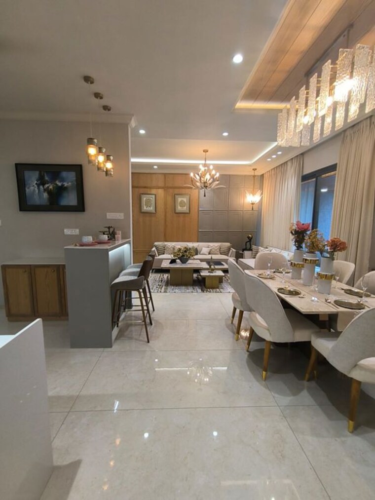 Living Room, courtyard-tiara 4 Bedroom 2706 Sq.Ft. Apartment In Bhayli Vadodara 10628960