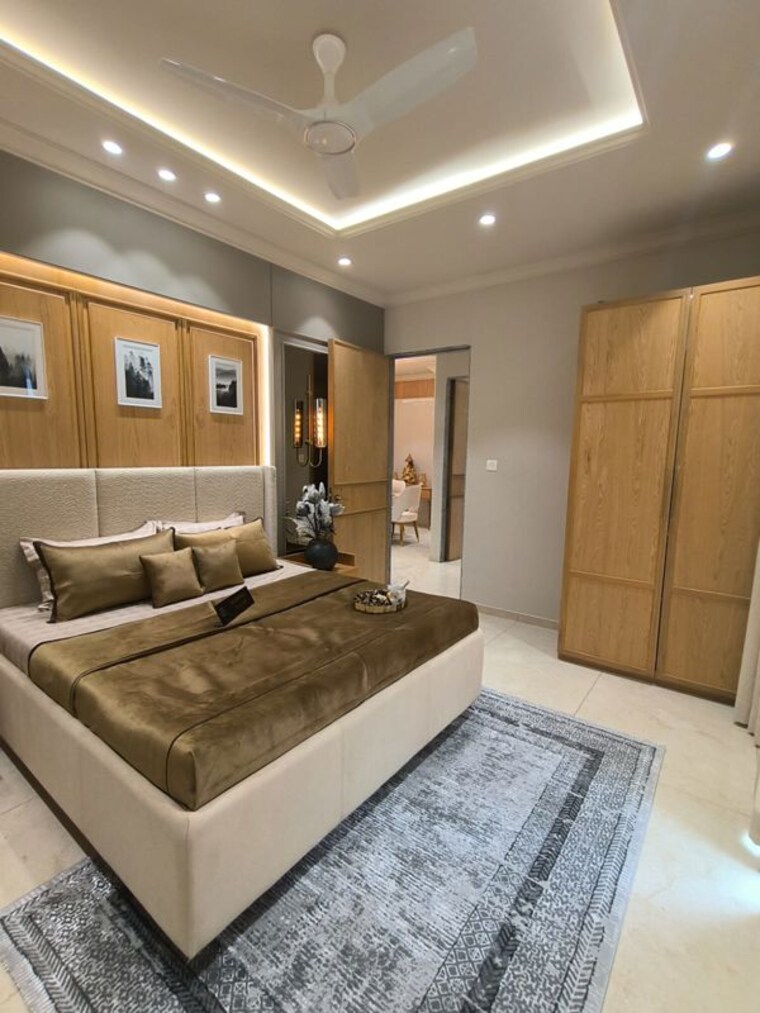 Bedroom, courtyard-tiara 4 Bedroom 2706 Sq.Ft. Apartment In Bhayli Vadodara 10628960