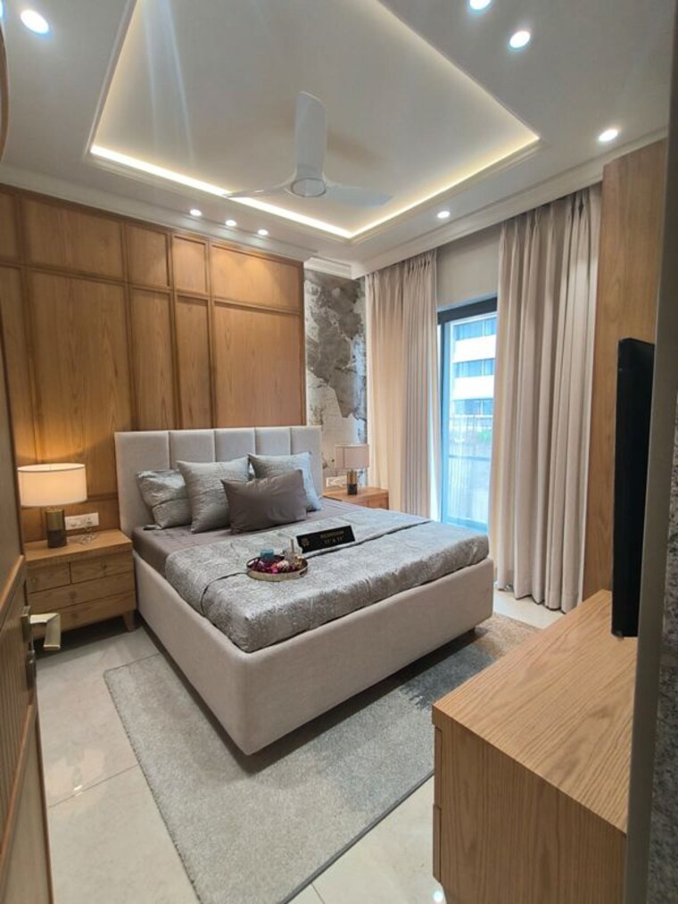 Bedroom, courtyard-tiara 4 Bedroom 2706 Sq.Ft. Apartment In Bhayli Vadodara 10628960