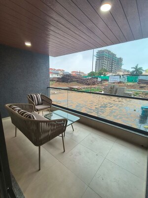 Balcony in 4 BHK Apartment at Courtyard Tiara, Bhayli – for Sale