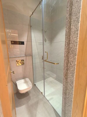 Bathroom in 4 BHK Apartment at Courtyard Tiara, Bhayli – for Sale