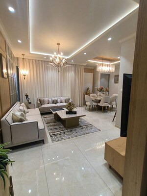 Living Room in 4 BHK Apartment at Courtyard Tiara, Bhayli – for Sale