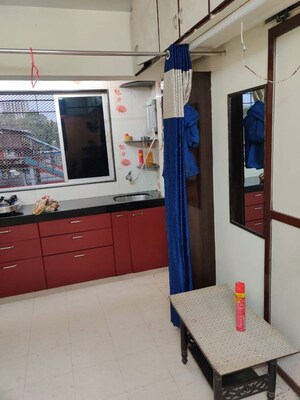 Kitchen in 1 BHK Apartment at Prabhat Apartment Prabhadevi, Prabhadevi – for Rent