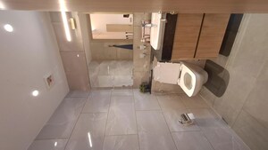 Bathroom in 3.5 BHK Apartment at Rustomjee Crown, Prabhadevi – for Rent