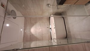 Bathroom in 3.5 BHK Apartment at Rustomjee Crown, Prabhadevi – for Rent