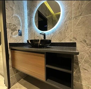 Bathroom in 3 BHK Apartment at Vasavi Atlantis, Narsingi – for Sale