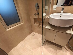Bathroom in 3 BHK Apartment at Hiranandani Highland, Powai – for Rent