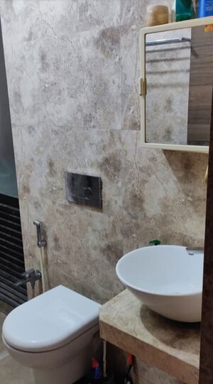 Bathroom in 2 BHK Apartment at Hiranandani Estate Park Plaza B, Thane West – for Rent