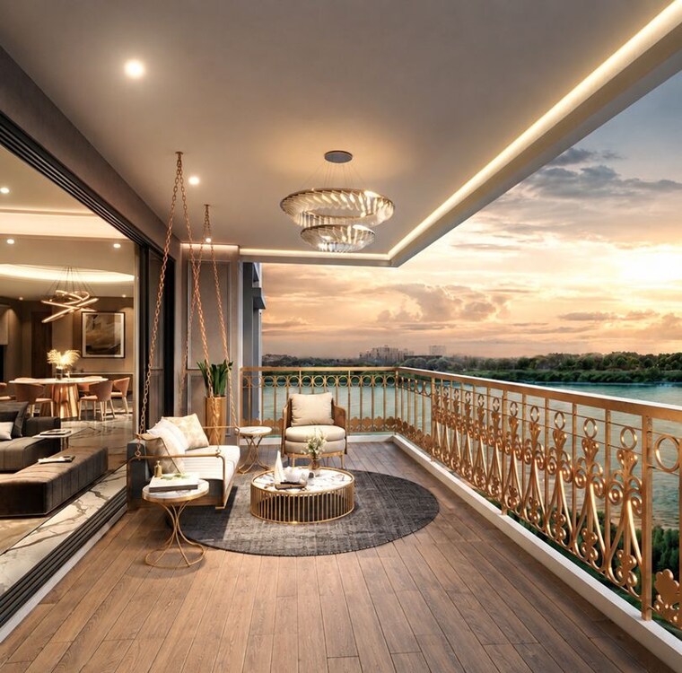 Balcony, lodha-azur 3 Bedroom 1953 Sq.Ft. Apartment In Bannerghatta Road Bangalore 10613303