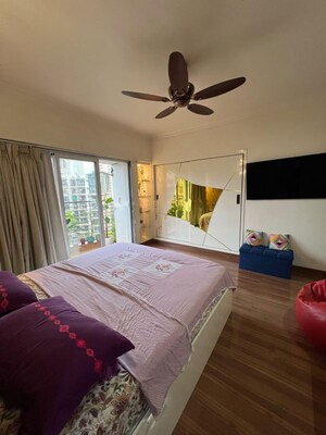 Bedroom in 2.5 BHK Apartment at Nahar Amrit Shakti, Chandivali – for Rent