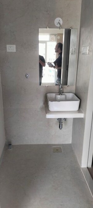 Bathroom in 2 BHK Apartment at Gurukrupa Nirmalam, Bandra East – for Rent