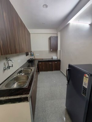 Kitchen in 1 BHK Builder Floor at Paryavaran Complex – for Rent
