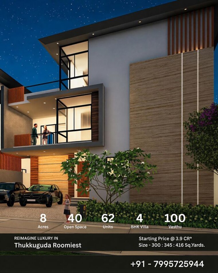 Exterior View, tukkuguda 5 Bedroom 4404 Sq.Ft. Villa In Tukkuguda Hyderabad 10629275