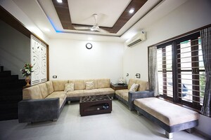 Living Room in 4 BHK Independent House at Motera – for Sale