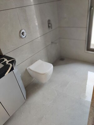 Bathroom in 4 BHK Apartment at Labh Elegance, Bhayli – for Sale